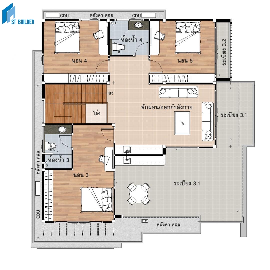 STT-304 Floor Plan 3