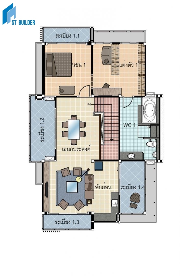 STT-309 Floor Plan 3