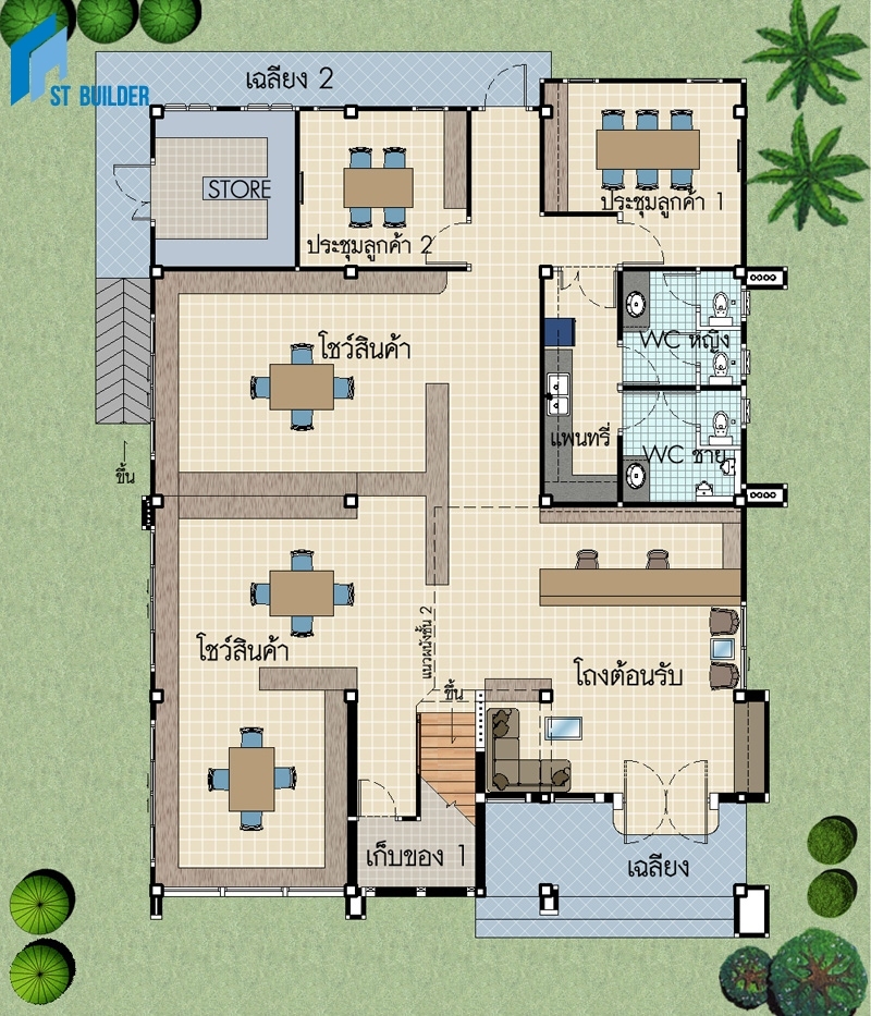 STH-401 Floor Plan 1