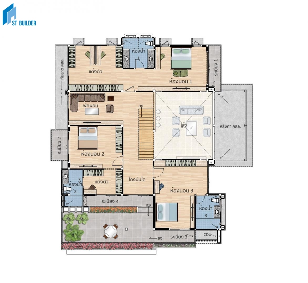 STM-205 Floor Plan 2