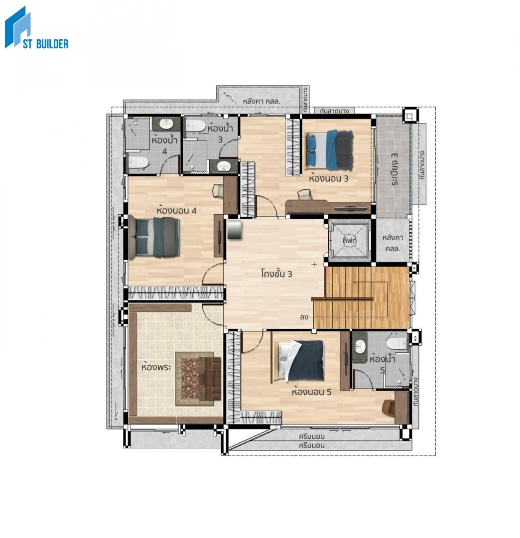 STT-307 Floor Plan 3