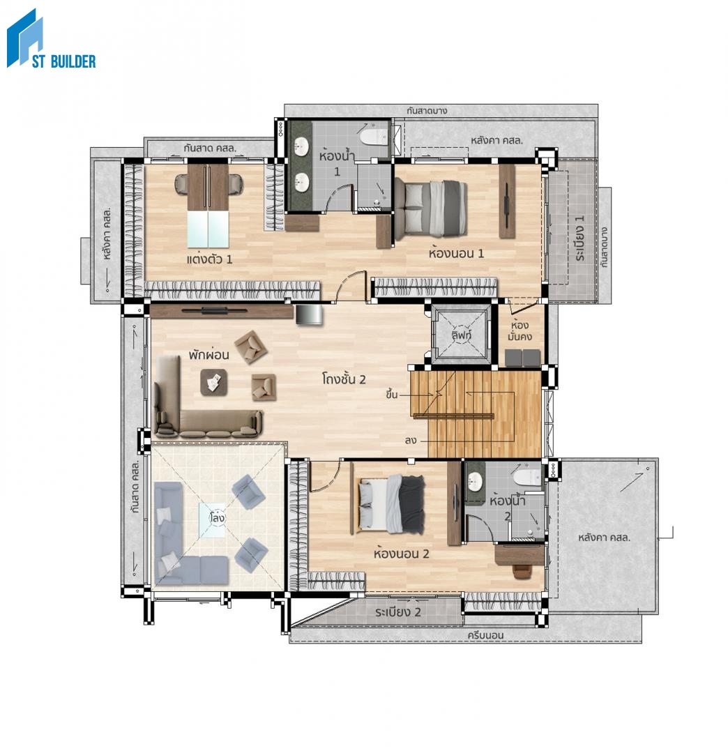 STT-307 Floor Plan 2